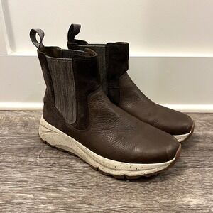 Kodiak Boots Women's 10 Takla Brown Leather and Suede Pull On Chelsea Ankle